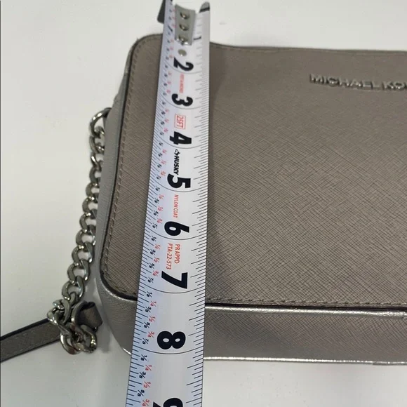 Michael Kors Metallic Taupe Crossbody Bag